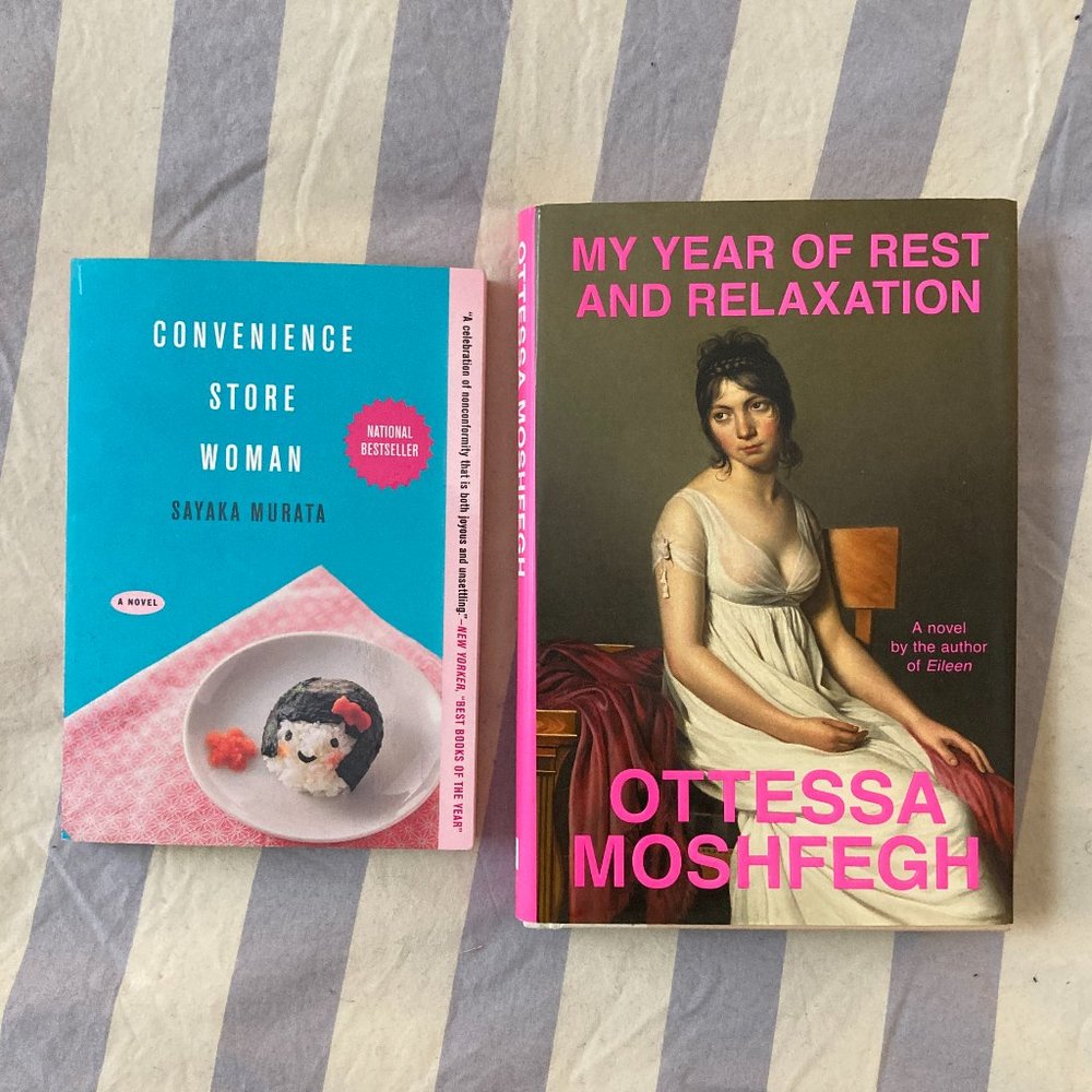 SOLD OUT - 2 books - Sayaka Murata + Ottessa Moshfegh